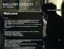 Tablet Screenshot of mallorycatlett.net
